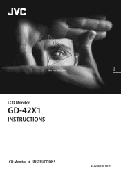 JVC GD-42X1U Instruction Manual