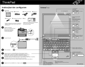 Lenovo ThinkPad T41p Romanian  - Setup Guide for ThinkPad R50, T41 Series
