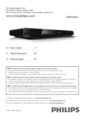Philips BDP3406/F7 User Manual
