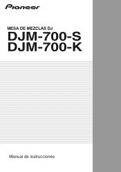 Pioneer DJM-700 Owner's Manual - Spanish