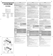 Alpine KTP-445A User Guide