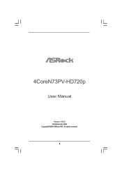 ASRock 4CoreN73PV-HD720p R1.0 User Manual