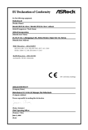 ASRock H610M-HDV/M.2 R2.0 CE Declaration of Conformity