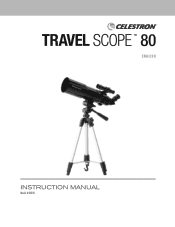 Celestron Travel Scope 80 Portable Telescope with Smartphone Adapter Travel Scope 80