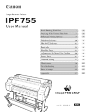 Canon imagePROGRAF iPF755 iPF755 User Manual Ver.1.30