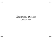 Gateway LU.WCR0B.050 Quick Guide