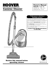Hoover S3330 Manual