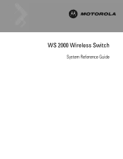 Motorola WS2000 Reference Guide