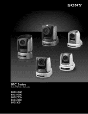 Sony BRCH900/PAC2 Brochure (BRC Series Brochure)