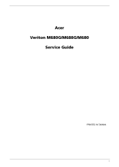 Acer Veriton M680G Service Guide
