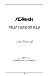 ASRock FM2A55M-DGS R2.0 User Manual