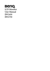 BenQ EW2730 User Manual