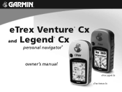 Garmin eTrex Legend CX Owner's Manual