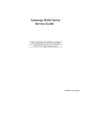 Gateway NV-42 Service Guide