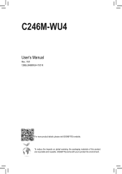 Gigabyte C246M-WU4 User Manual