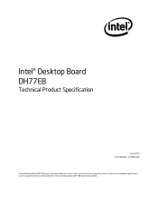 Intel DH77EB Technical Product Specification