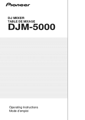 Pioneer DJM 5000 Owner's Manual
