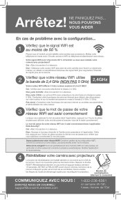 RCA HSFLC1WHA Troubleshooting Guide - French