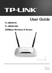 TP-Link TL-WR841N User Guide