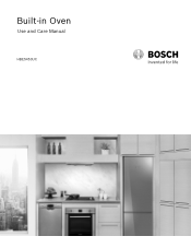 Bosch HBE5453UC Use and Care Manuals