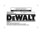 Dewalt DWE4011 Instruction Manual