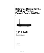 Netgear WGT624 WGT624v2 Reference Manual