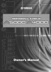 Yamaha A4000 Owner's Manual