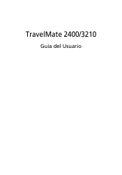 Acer TravelMate 3210 TravelMate 2400 / 3210 User's Guide ES