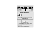 Frigidaire FFRA0511R1 Energy Guide
