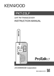 Kenwood PKT-23LF Operation Manual