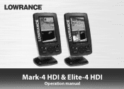 Lowrance Elite-4 HDI Operation Manual