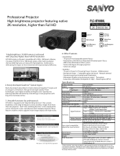 Sanyo PLC-HF10000L Brochure PLC-HF10000L