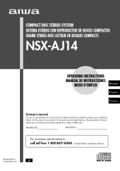 AIWA NSX-Aj14 Operating Instructions
