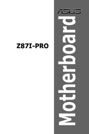 Asus Z87I-PRO Z87I-PRO User's Manual