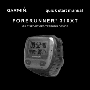 Garmin Forerunner 310XT Quick Start Manual