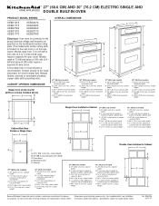 KitchenAid KEBK171SSS Dimension Guide