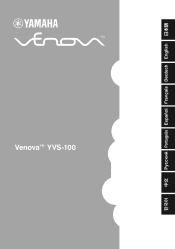 Yamaha YVS-100 Venova YVS-100 Owners Manual