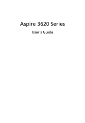 Acer Aspire 3620 Aspire 3620 User's Guide