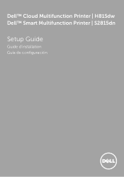 Dell S2815dn tm Smart Multifunction Printer | Setup Guide