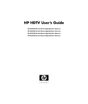 HP PL4260N HP Plasma HDTV - User's Guide