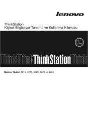 Lenovo ThinkStation E20 (Turkish) User Guide