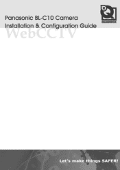 Panasonic BL-C10E Installation Guide