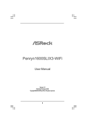 ASRock Penryn1600SLIX3-WiFi User Manual