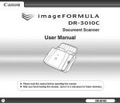Canon imageFORMULA DR-3010C Compact Workgroup Scanner User Manual