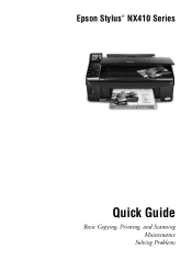 Epson NX415 Quick Guide