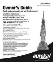 Eureka AirSpeed Zuum AS5203A Owner's Guide