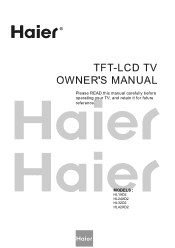Haier HL42XD2 User Manual