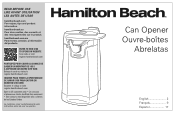 Hamilton Beach 76778F Use and Care Manual