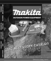 Makita DCS51020 Accessory Catalog