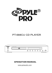 Pyle PT688CU PT688CU Manual 1